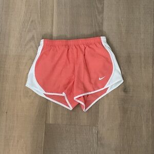 Nike Kid’s Peach and White Athletic Shorts